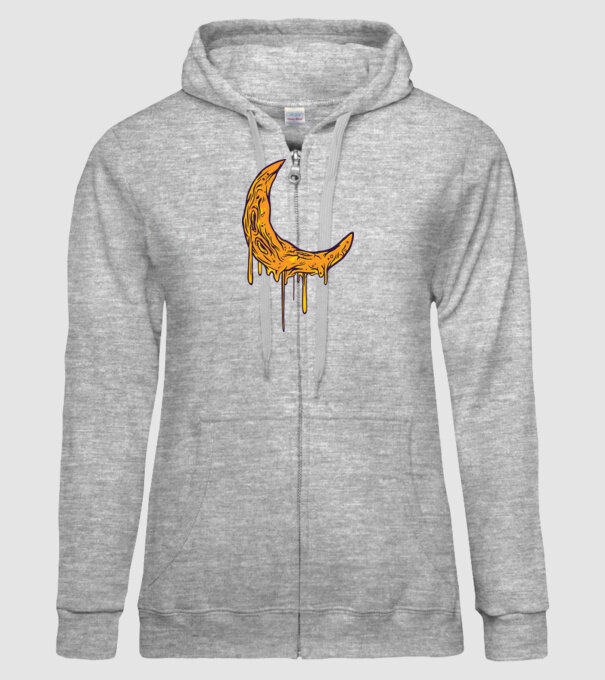 Luna topindu-se model gri pe tricou