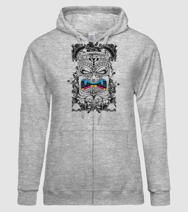 Stâlp totem antic model gri pe tricou