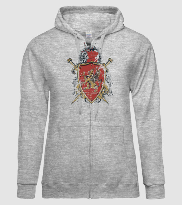 Scut model gri pe tricou