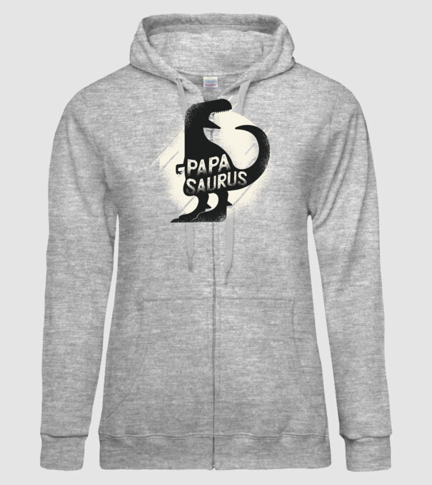 papasaurus model gri pe tricou