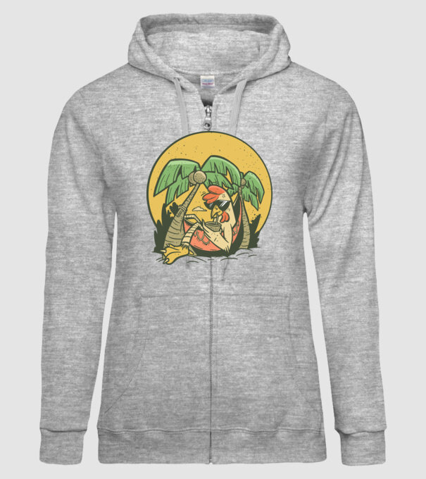Pui relaxați model gri pe tricou