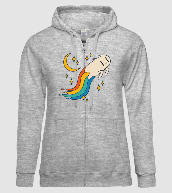 Pisoi zburător model gri pe tricou