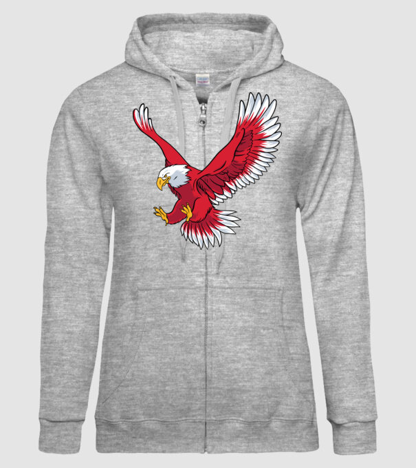 Vultur model gri pe tricou