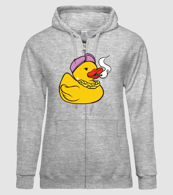 rățușcă de cauciuc Smoker model gri pe tricou
