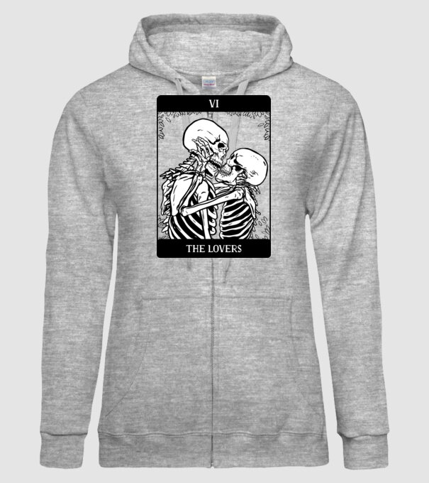 Schelete îndrăgostite model gri pe tricou