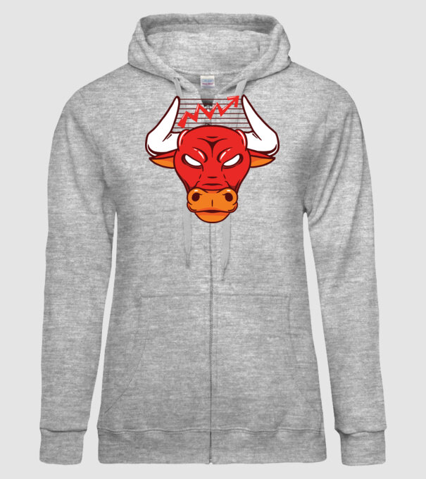 Bursa de Valori Taur model gri pe tricou
