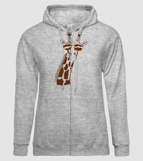 Cap Girafă model gri pe tricou