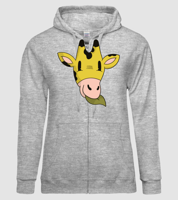 Cap Girafă model gri pe tricou