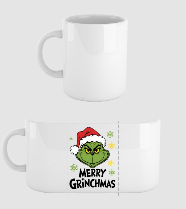 Merry Grinchmas Alb model alb pe tricou
