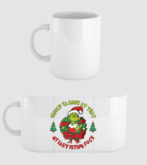 Would ya look at that - Grinch model alb pe tricou
