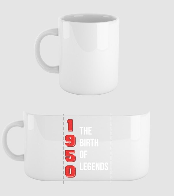 1950 the birth of legends model alb pe tricou