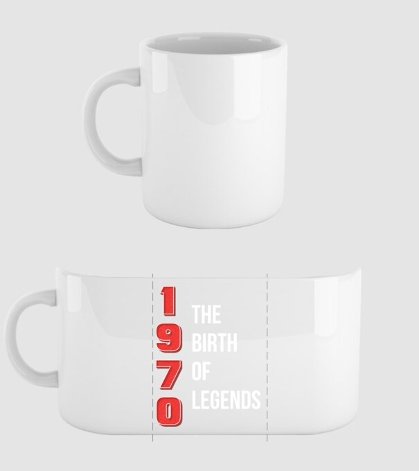 1970 the birth of legends model alb pe tricou