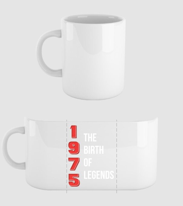 1975 the birth of legends model alb pe tricou