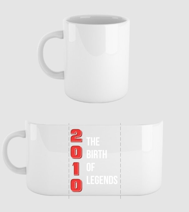 2010 the birth of legends model alb pe tricou