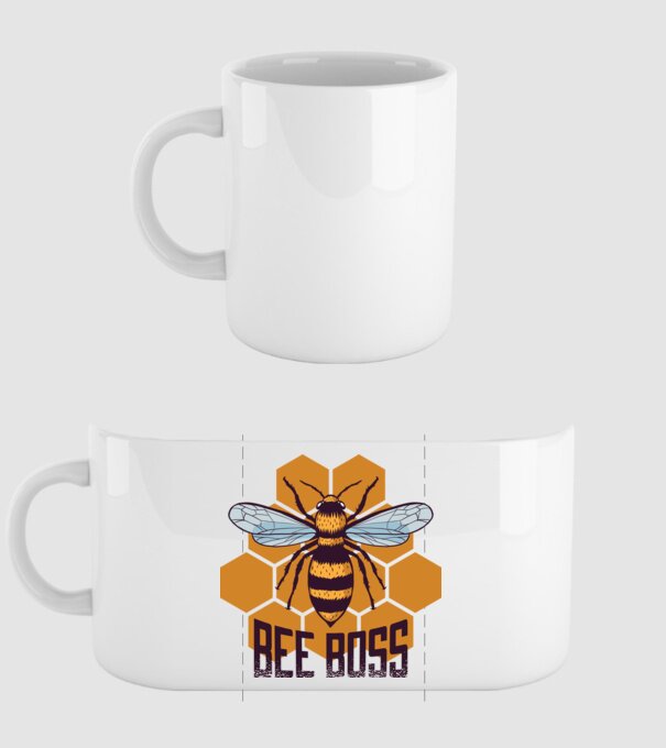 Bee Boss Șef Apicultor model alb pe tricou