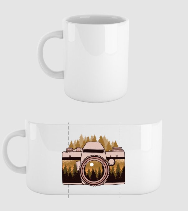 Natură Fotograf tricou fotograf model alb pe tricou