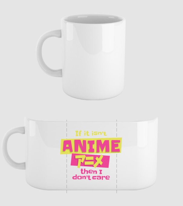 Dacă nu va fi Anime, atunci nici nu-mi pasă model alb pe tricou