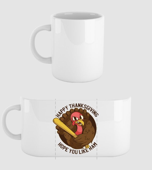 Happy Thanksgiving - Hope you like Ham model alb pe tricou