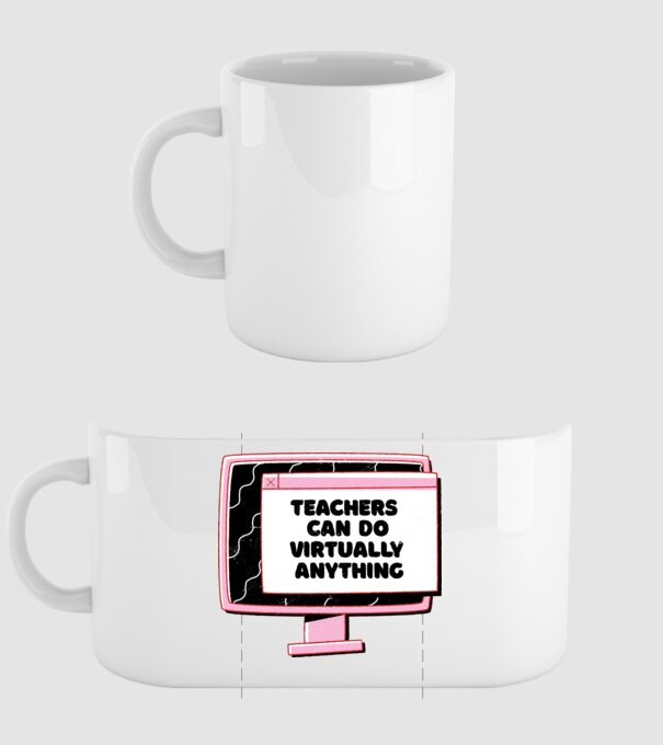 Home Office Pentru profesori model alb pe tricou