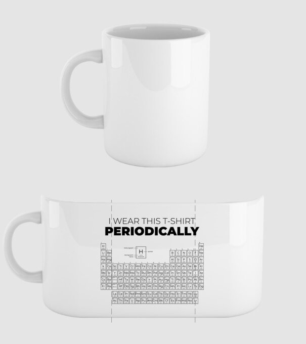 I wear this t-shirt periodically model alb pe tricou
