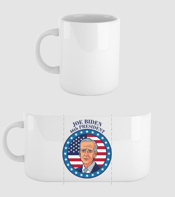 Joe Biden cel de-al 46-lea președinte al SUA model alb pe tricou
