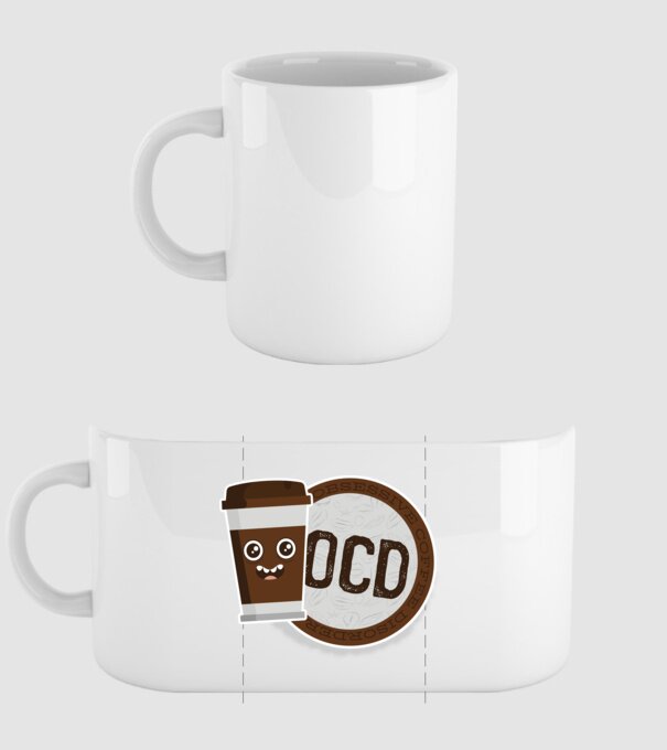 Cafea Dragoste și dependență model alb pe tricou