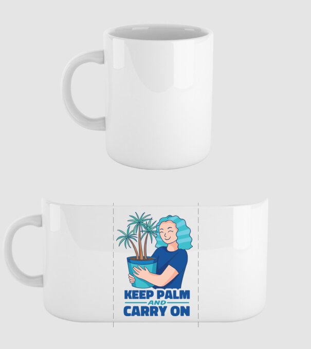 Keep Calm and Carry On model alb pe tricou