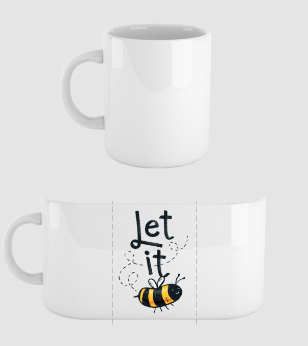 Let it bee - Apicultor model alb pe tricou