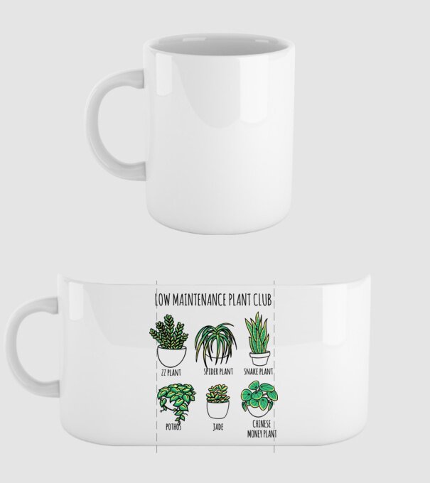 Îngrijirea plantelor model alb pe tricou