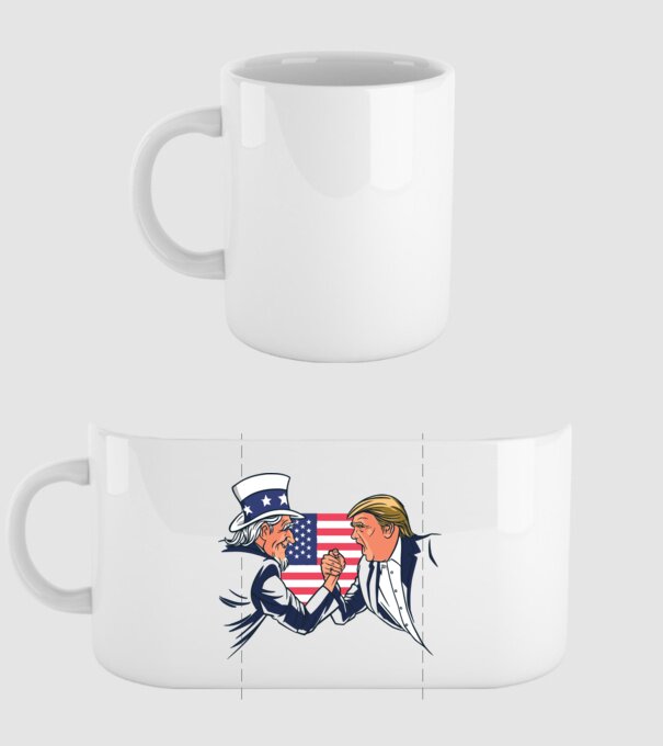 Trump Vs Unchiul Sam SUA 2020 alegeri prezidențiale model alb pe tricou