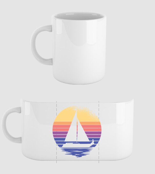 Navigație model alb pe tricou