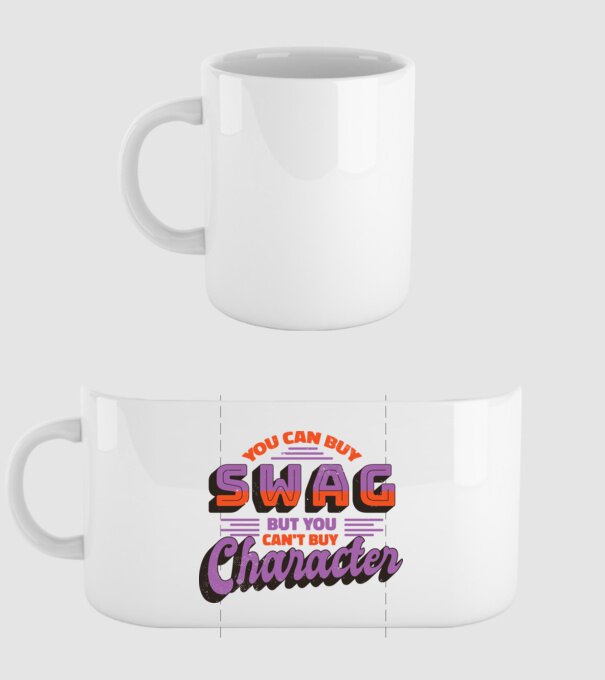 You can buy swag but you cant buy character model alb pe tricou