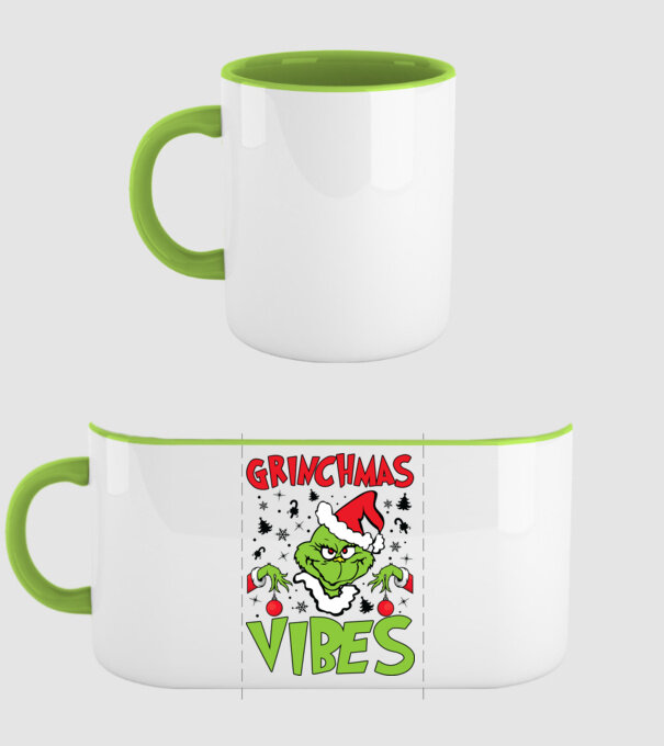 Grinchmas Vibes - Grinch model verde pe tricou