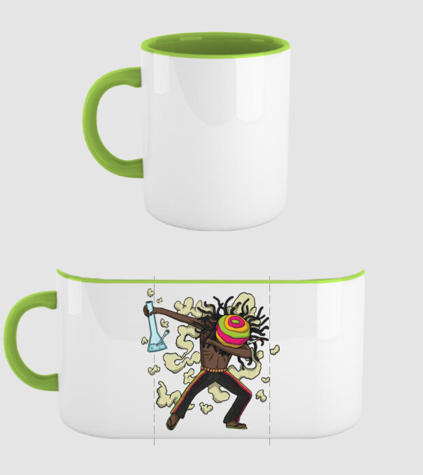 Dreadlock DAB model verde pe tricou