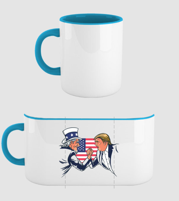 Trump Vs Unchiul Sam SUA 2020 alegeri prezidențiale model albastru deschis pe tricou