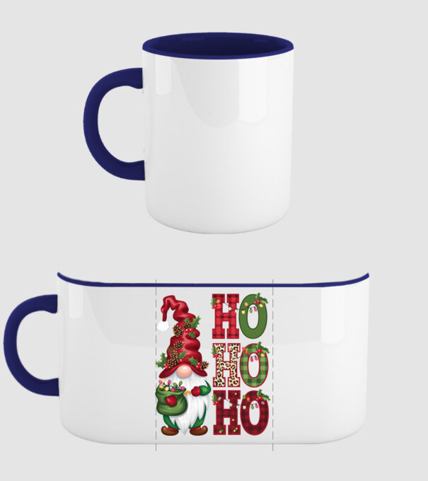HOHOHO Gnome model albastru închis pe tricou