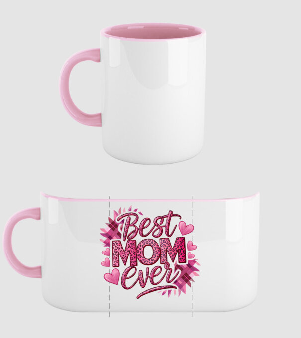 Best Mom Ever model roz deschis pe tricou