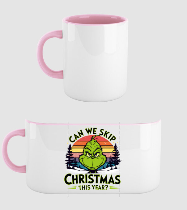 Can we skip christmas this year model roz deschis pe tricou