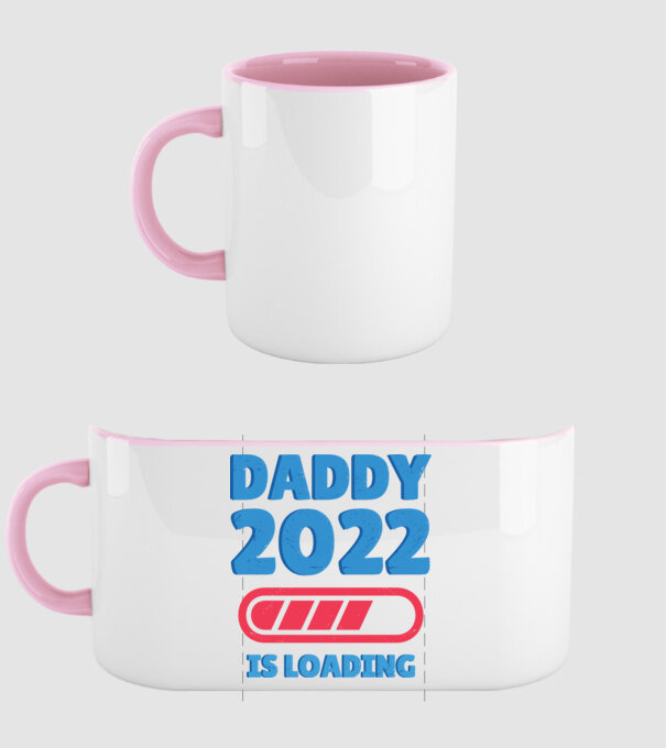 Tată 2022 ss model roz deschis pe tricou