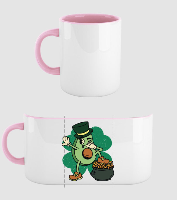 Avocado St. Patrick DAB model roz deschis pe tricou
