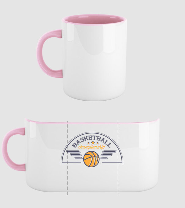 Basketball Championship model roz deschis pe tricou
