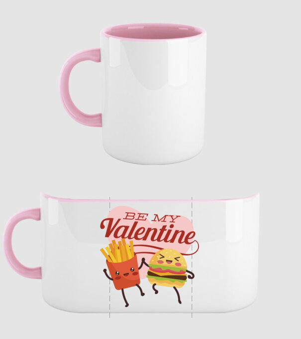 Be my Valentine - Fii dragostea mea tricou pentru Valentine s Day model roz deschis pe tricou