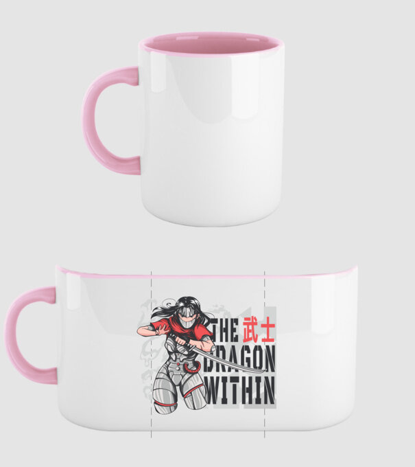 Cyborg Ninja fată Anime model roz deschis pe tricou