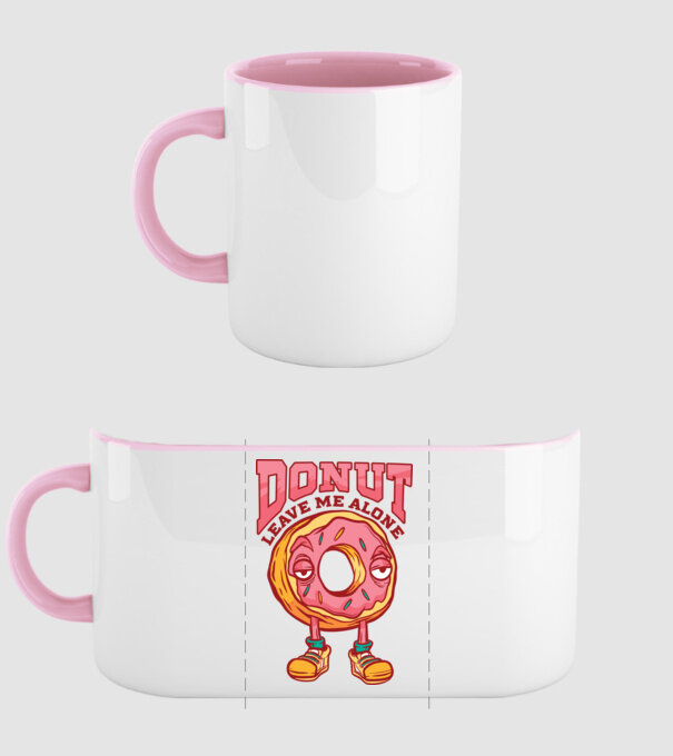 Donut leave me alone model roz deschis pe tricou