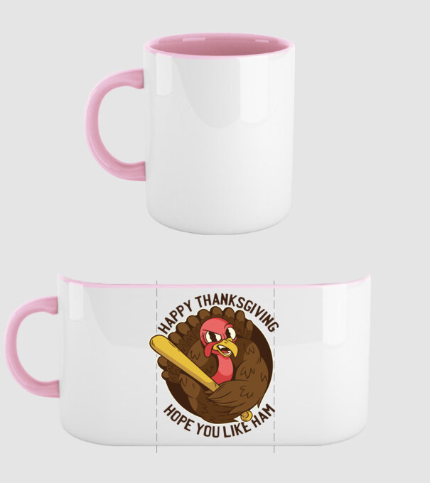 Happy Thanksgiving - Hope you like Ham model roz deschis pe tricou
