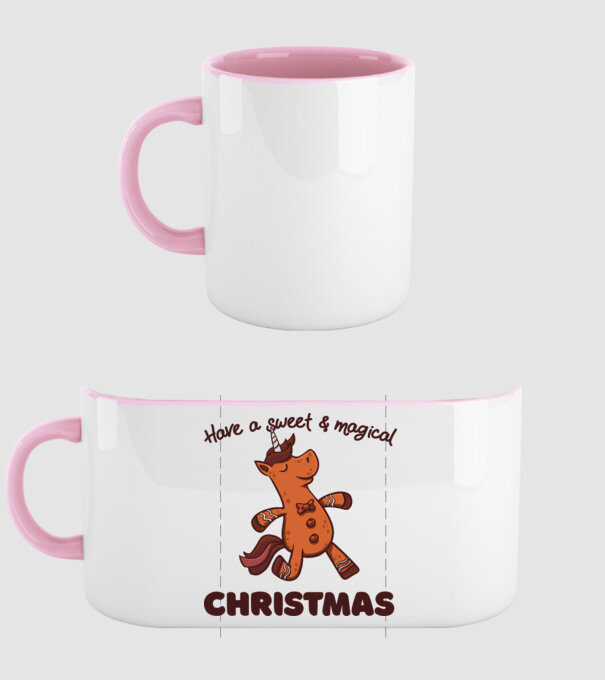 Have a sweet and magical Christmas model roz deschis pe tricou