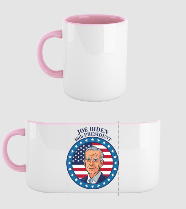 Joe Biden cel de-al 46-lea președinte al SUA model roz deschis pe tricou