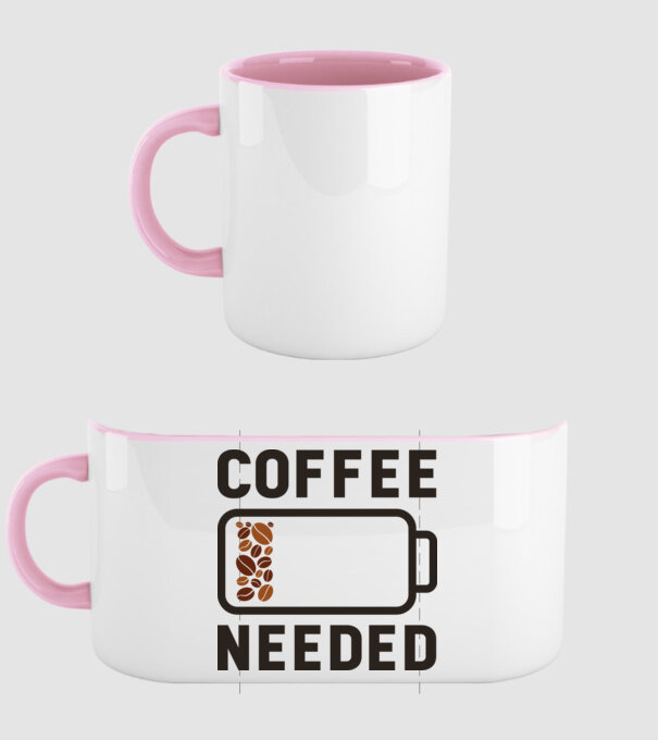 Am nevoie de cafea model roz deschis pe tricou