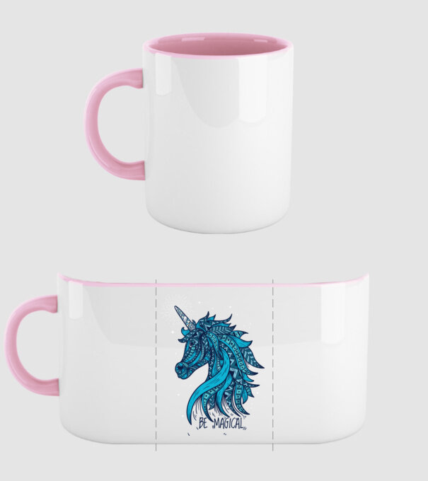Unicorn magic model roz deschis pe tricou
