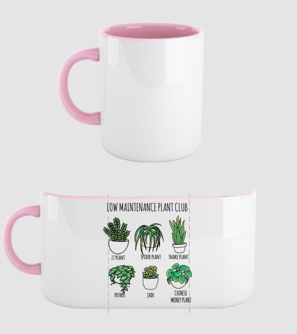 Îngrijirea plantelor model roz deschis pe tricou